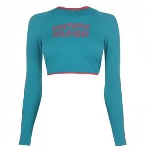 Tommy Bodywear Pop Rash Guard - CalypsoGRN L54