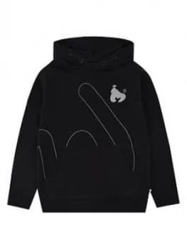 Money Boys Large Signature Logo Overhead Hoodie - Black