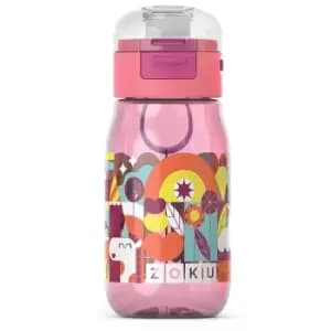 Zoku Kids Flip Gulp Bottle 0.465L Pink