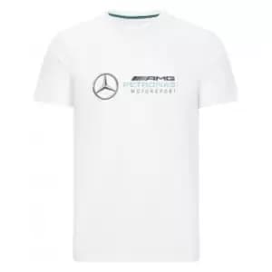 2021 Mercedes Large Logo Tee (White)