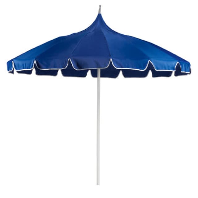 Beliani Market Parasol 245cm Minoa Blue