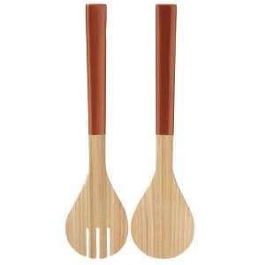 Premier Housewares Kyoto Salad Servers - Rose Gold