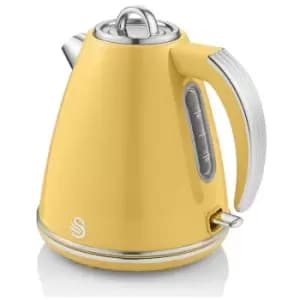 Swan - 1.5 Litre Yellow Jug Kettle 3KW