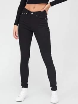 Tommy Jeans Sylvia High Rise Super Skinny Jeans - Black
