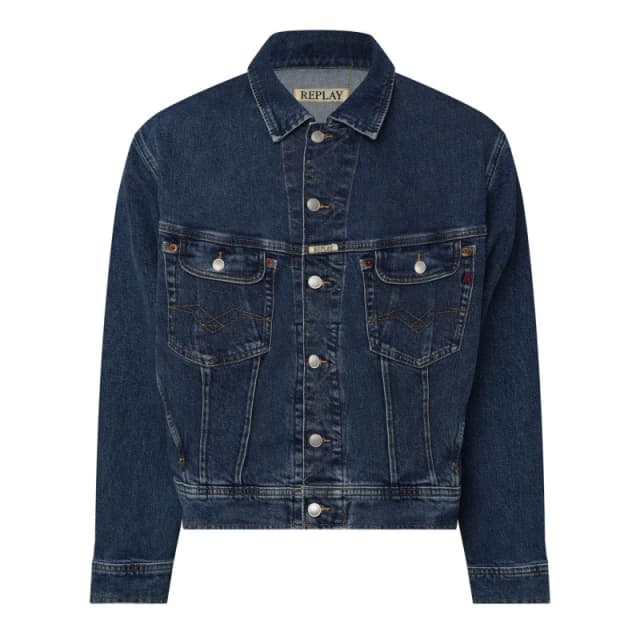 Replay Comfort-Fit Jacket - Blue Male S