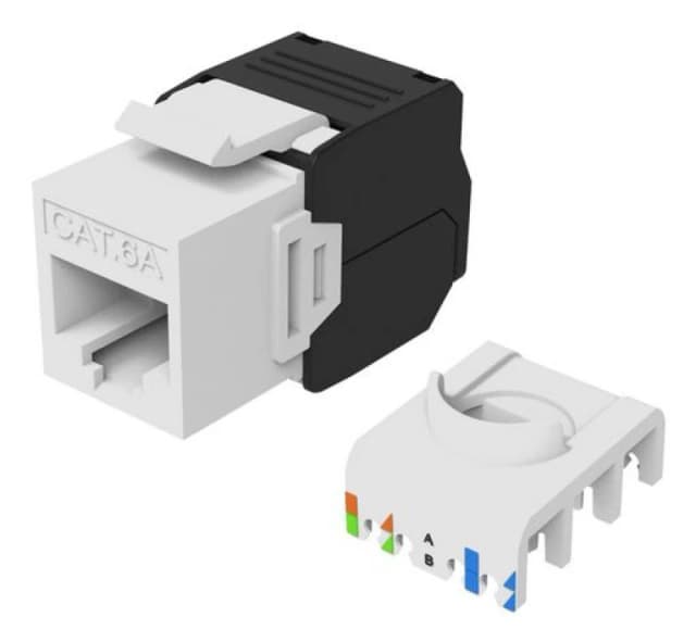 Equip Cat.6A Unshielded Keystone Jack Toolfree. 8pcs/Set