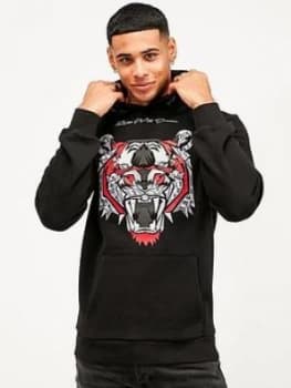 Kings Will Dream Demon Hood, Black, Size L, Men
