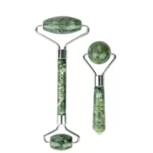 brushworks Jade Roller and Globe Set (Worth £24.99)