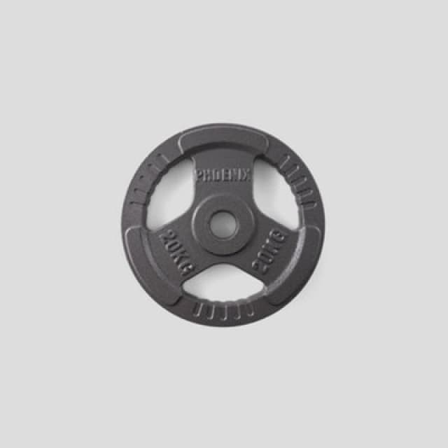 Phoenix Fitness 20Kg Cast Iron Olympic Plate 2" For Heavyweight Training
