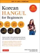 korean hangul for beginners say it like a korean learn to read write and p