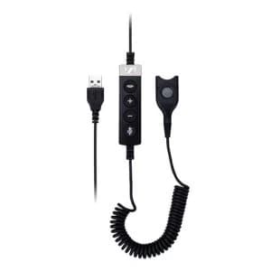 Sennheiser USB-CC x5 CTRL - Headset cable - USB (M) to 4-pin mini plug (W) - moulded - for SC 45, 45 USB CTRL, 75, 75 USB...