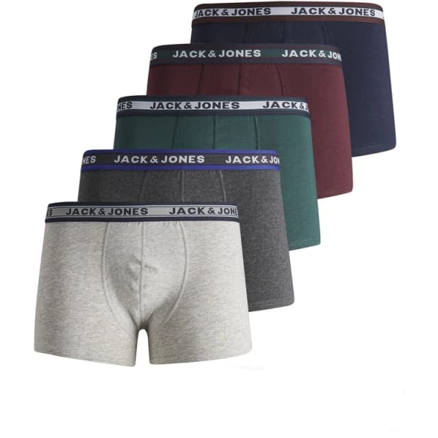 Jack and Jones Oliver Trunk 5 Pack Boxers Juniors - Multi Multi S Boys