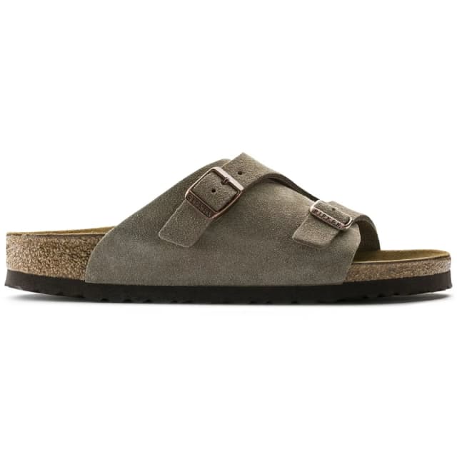 Birkenstock Mules Birkenstock Zurich Narrow Gris Unisex 39 Etroit
