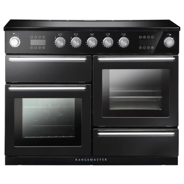 Rangemaster NEX110SOEICB/C Nexus 110cm Induction Range Cooker With Steam 125600 - CHARCOAL BLACK NEX110SOEICB/C
