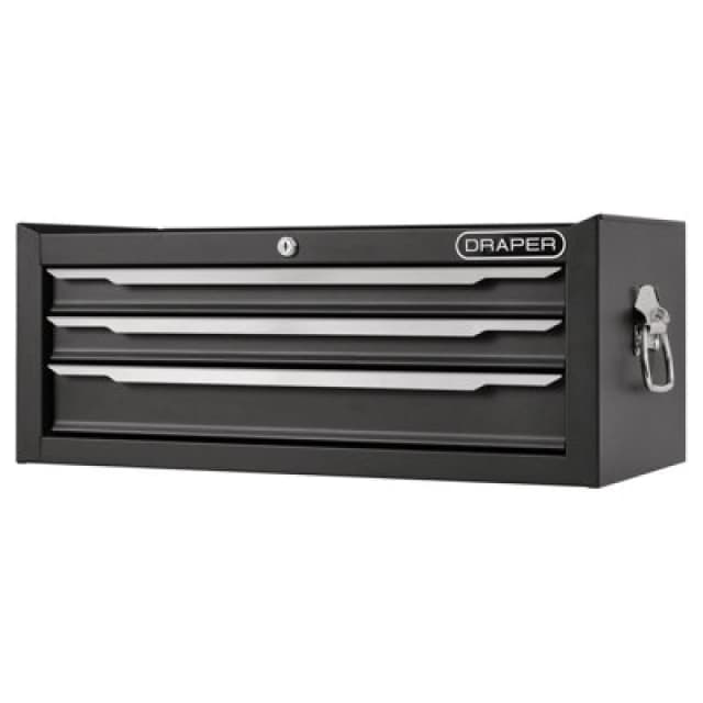 Draper 3 Drawer Mid Tool Chest Black 30779