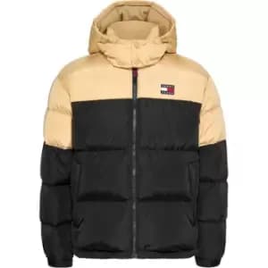 Tommy Jeans Tjm Alaska Colorblock Puffer - Beige