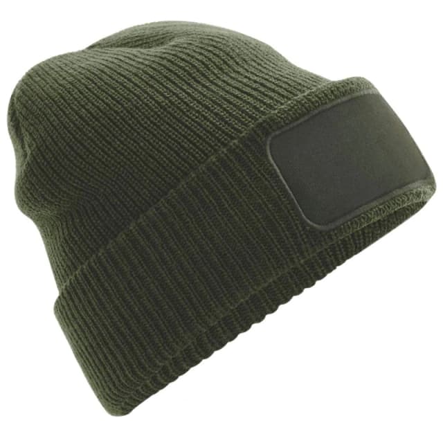 Beechfield Beechfield Men Thinsulate Printer Beanie in Olive Olive One Size Male 5063300941010