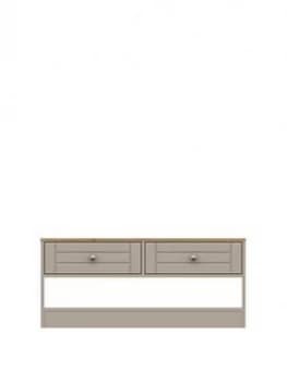 Alderley Ready Assembled Coffee Table - Rustic Oak/Taupe