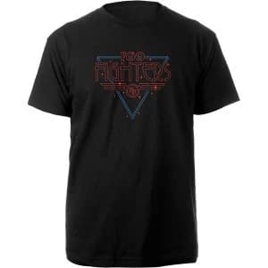 Foo Fighters - Black Disco Outline Unisex Large T-Shirt - Black