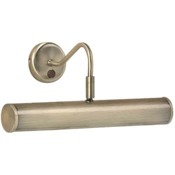 Endon Collection Lighting - Endon Turner - 2 Light Picture Wall LightAntique Brass, E14