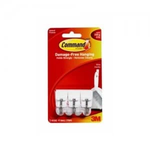 3M Command General Purpose Adhesive Hooks - 3 Pack
