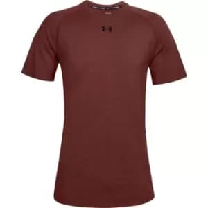 Under Armour Charged Cotton Short Sleeve T Shirt Mens - Red