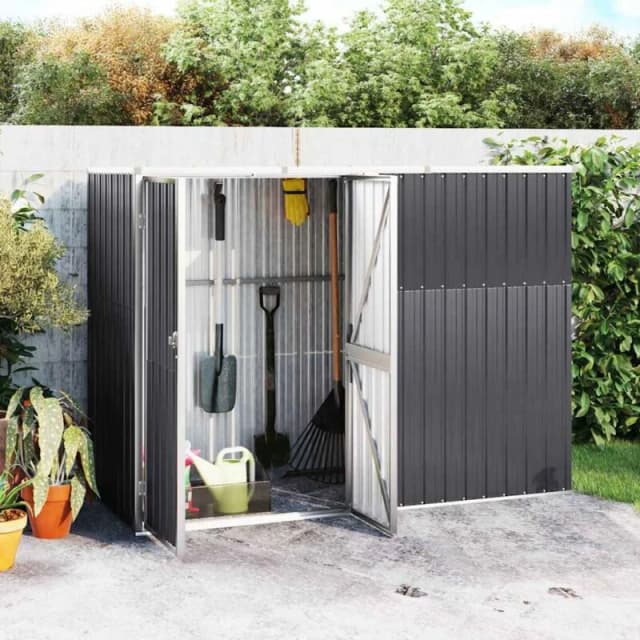 vidaXL Garden Tool Shed Anthracite 225x89x161cm, Grey 316215