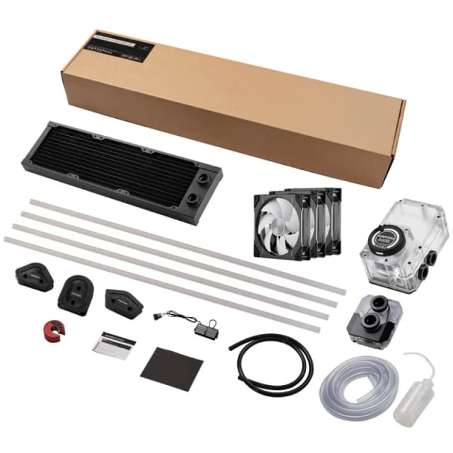 Phanteks Phanteks EZ-Fit 360 D30-Kit Processor Liquid cooling kit 12cm Black, Transparent 10 pc(s) PH-GEF_KIT360-D30_DBK