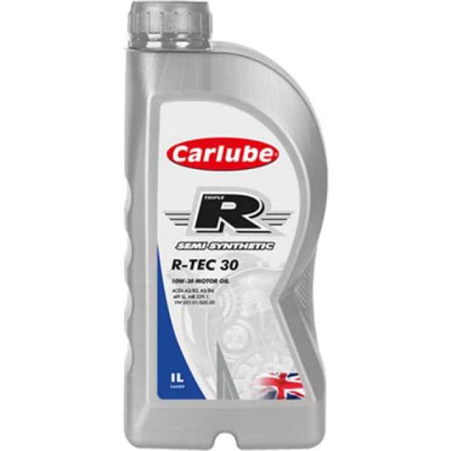 Carlube Triple R , R-Tec 30 10W-30 Semi Synthetic Motor Oil 1L