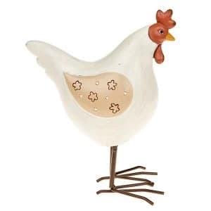 Henrietta Hen Beige Wing Large Ornament