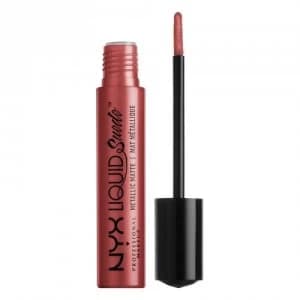 NYX Professional Makeup Liquid Suede Metallic Matte Liquid Lipstick Bella