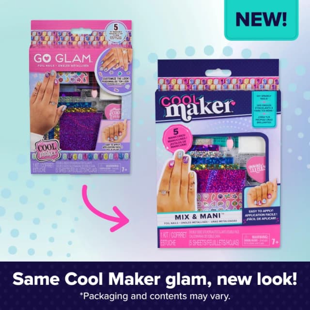 Cool Maker Cool Maker Go Glam Foil Nails Multi female One Size