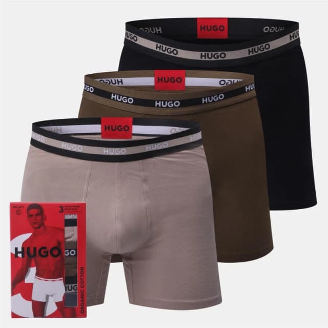 Hugo 3 Pack of Boxer Briefs Multi Colour male 2XL