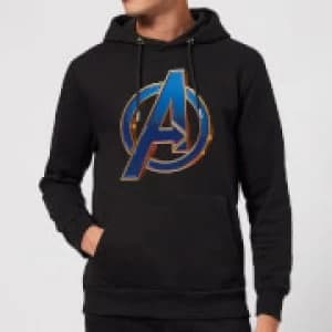 Avengers Endgame Heroic Logo Hoodie - Black