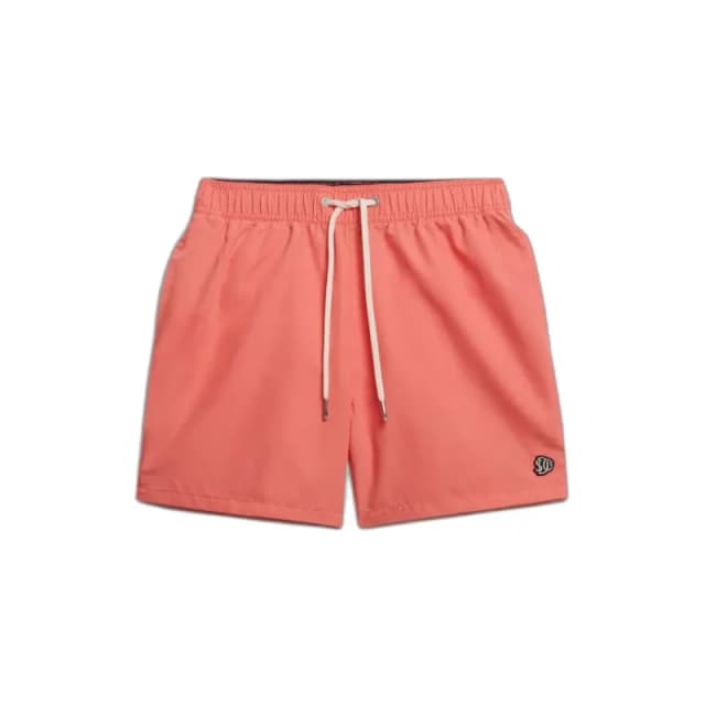 Superdry Logo embroidered swim shorts Superdry 15 Rose Male L