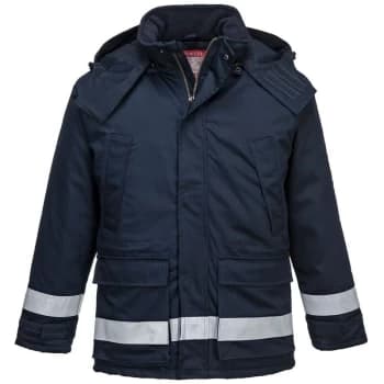 Portwest - FR59NARM - sz M FR Anti-Static Winter Jacket - Navy