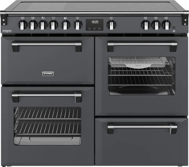 Stoves Richmond DX 110cm Electric Induction Range Cooker - Anthracite Grey 444412033 Grey