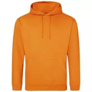 Awdis Unisex Adult College Hoodie (L) (Pumpkin Pie)