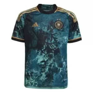 adidas Germany Away Shirt 2023 2024 Juniors - Blue