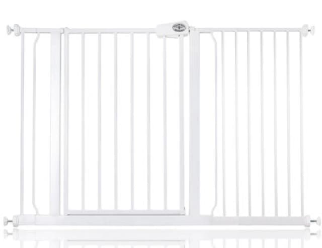 Bettacare Easy Fit Gate, 126.7Cm - 134.7Cm, White, Pressure Fit Stair Gate, Baby Gate For Doors Hallways And Spaces