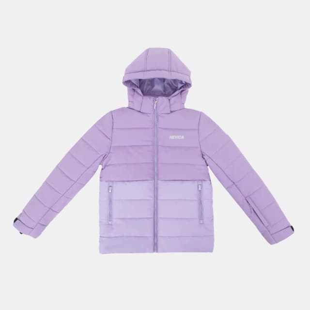 Nevica Juniors' Moritz Windproof DWR Detachable Hood Ski Jacket Lilac unisex 5-6 (XS)
