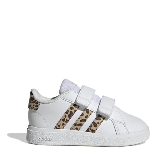 adidas Grand Court 2.0 Shoes Infant Girls White/Animal female C7 (24)