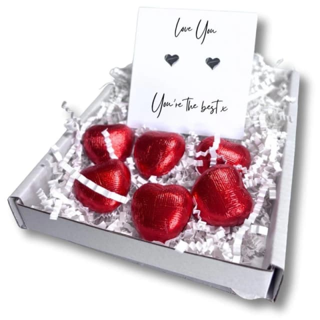 Aye Do Gifts Love You Youre the Best Earrings Mini Gift Hamper Silver unisex One Size