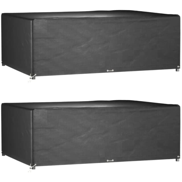 VIDAXL Vidaxl - Garden Furniture Covers 2 pcs 12 Eyelets 240x180x80cm Rectangular 8720845747183