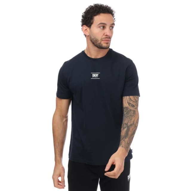 DKNY Printed Logo T-Shirt - Blue Blue S