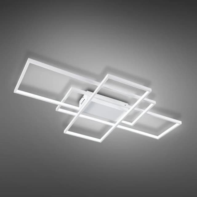 Kabinet UK Rectangular LED Semi-Flush Light White unisex One size
