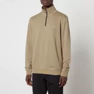 BOSS Orange Zetrust Cotton Quarter-Zip Sweatshirt - M