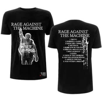 Rage Against The Machine - BOLA Album Cover Unisex Large T-Shirt - Black