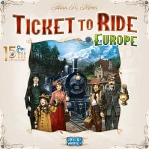 Ticket to Ride: Europe 15th Anniversary Collector’s Edition Board Game