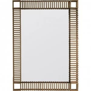 Gallery Direct Metal art deco mirror - Antique Gold